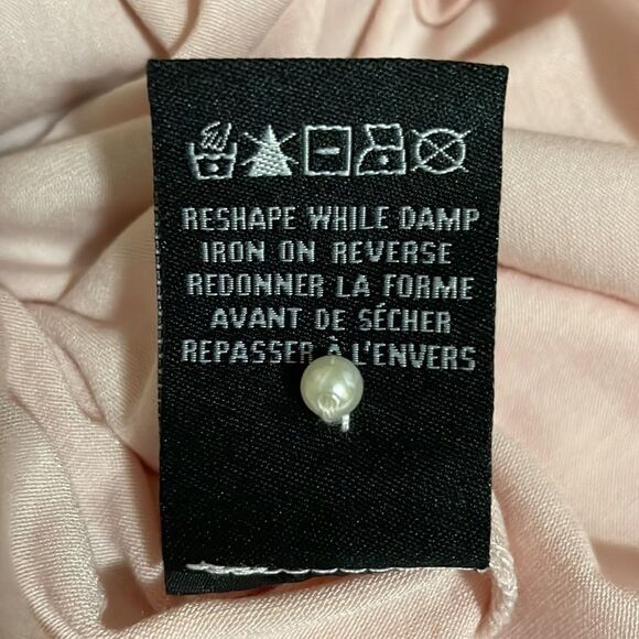 LE Chateau Pearl Embellished Chiffon Floral Print Sleeveless Top Size XXS - Picture 8 of 10